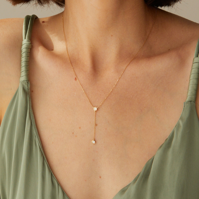 Zahara choker with lab diamonds