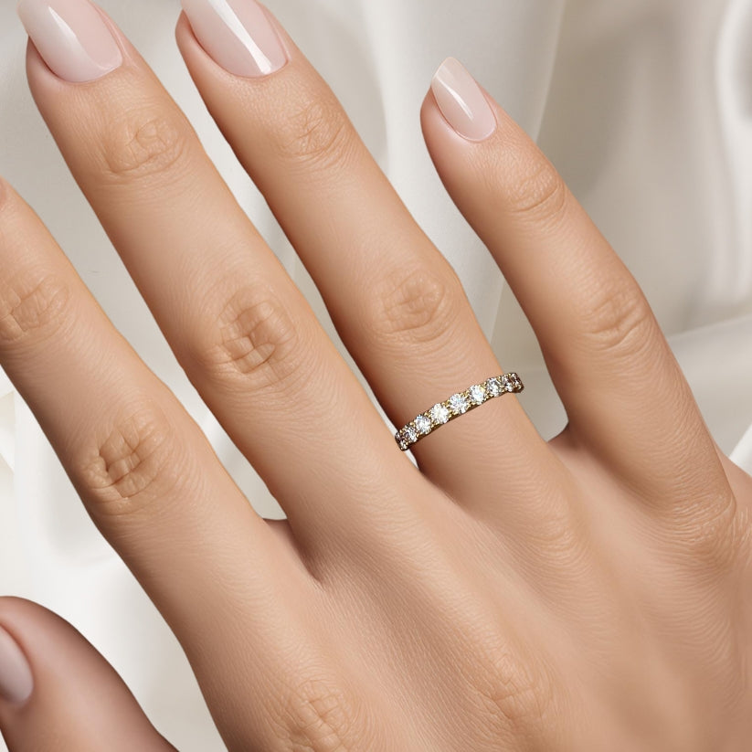 Adamas Alliance with Created Diamonds and 18Kt gold