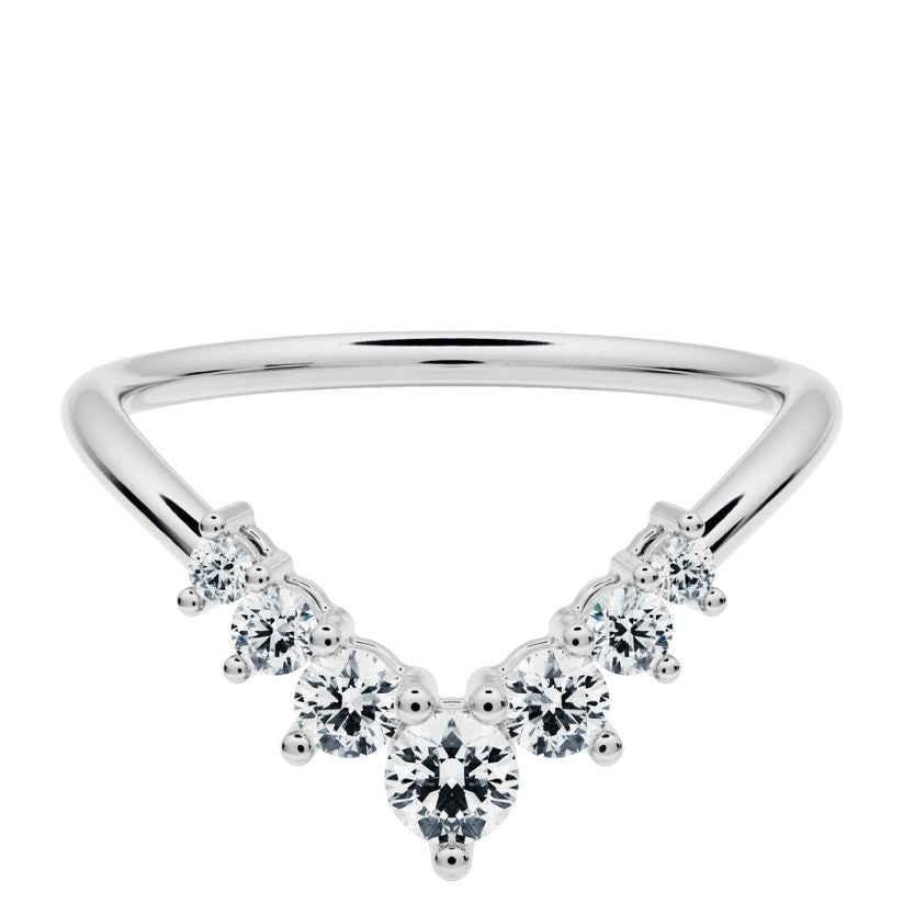 Anillo Altair con Diamantes Creados