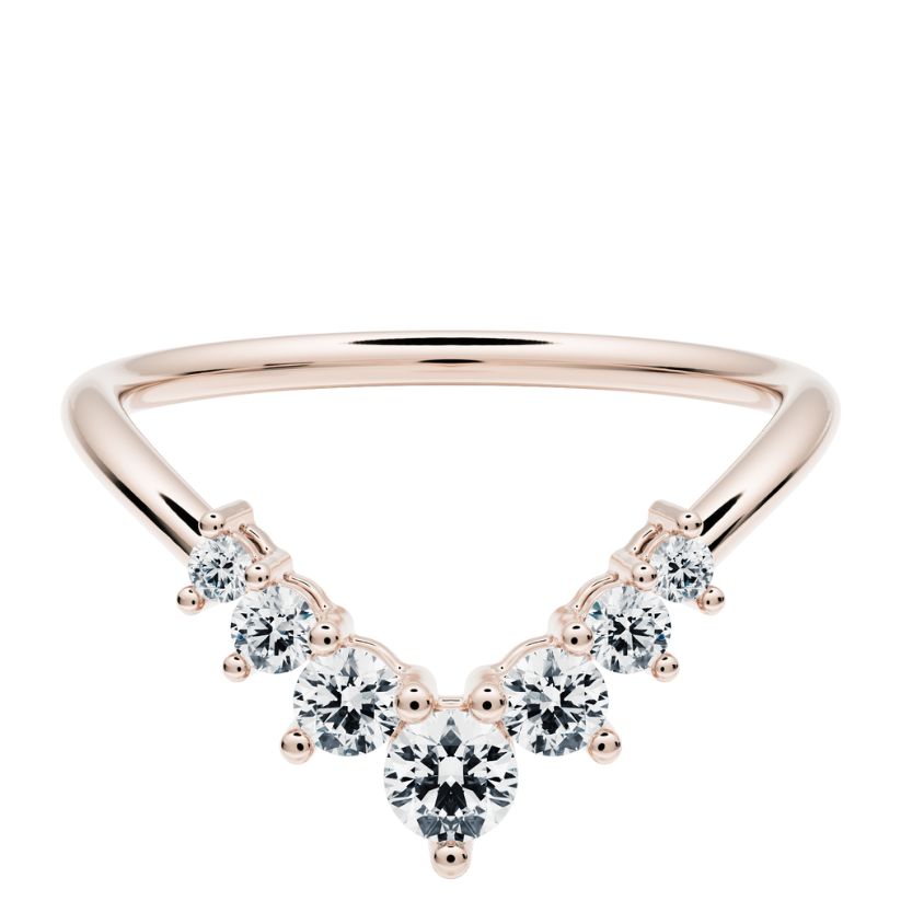 Anillo Altair con Diamantes Creados