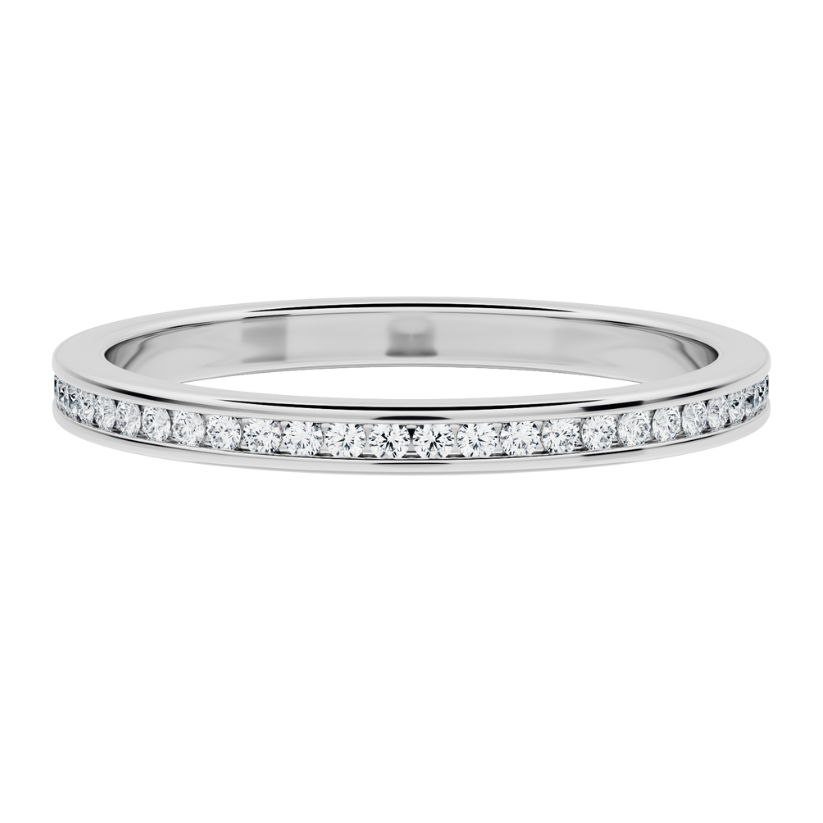 Baobab Wedding Ring with Created Diamonds