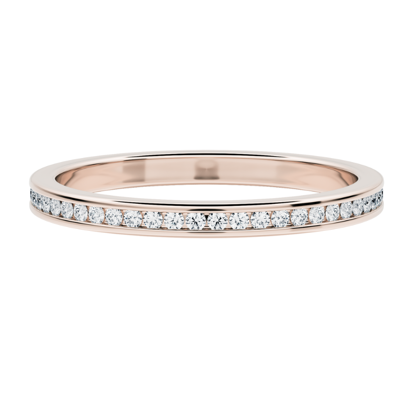 Baobab Wedding Ring with Created Diamonds