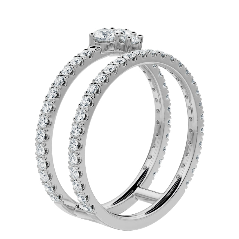 Anillo Corvus con Diamantes creados