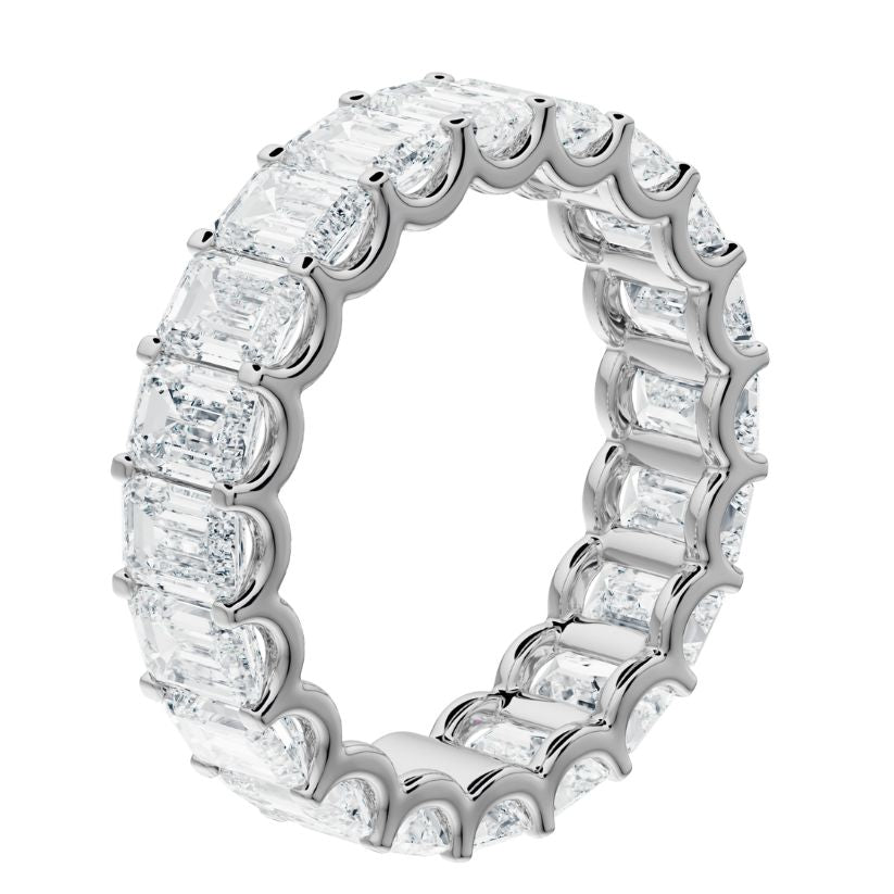Moeraki Wedding Ring with Created Diamonds