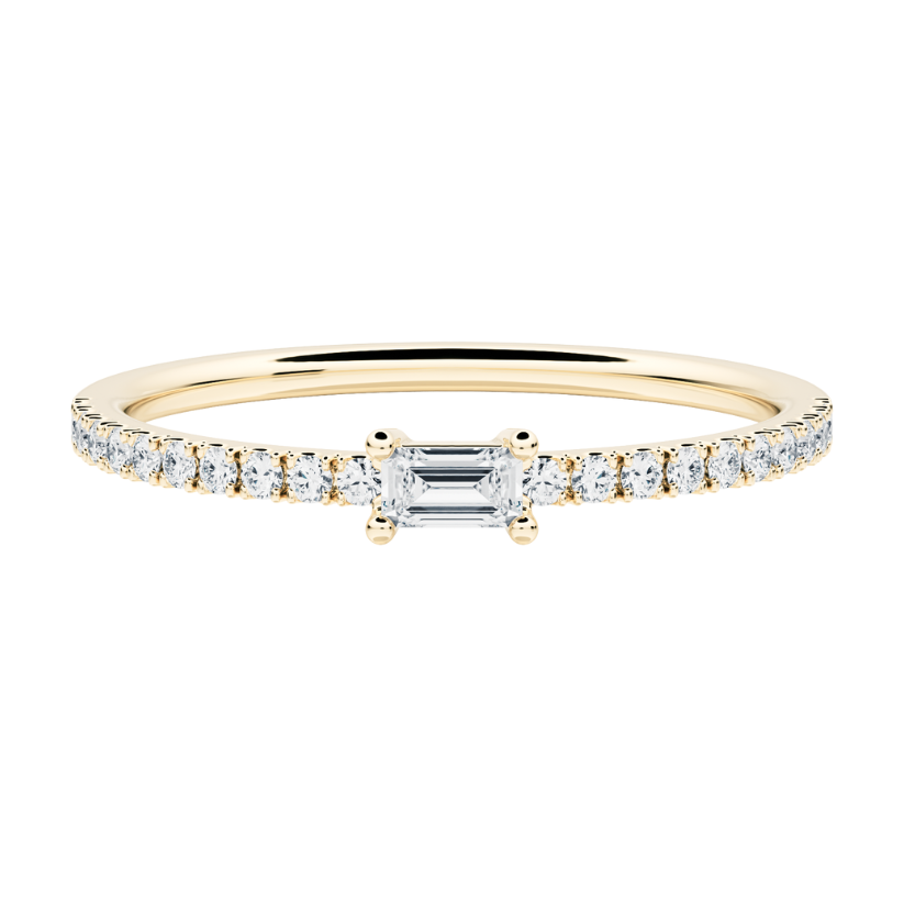 Grace Ring with Created Diamonds