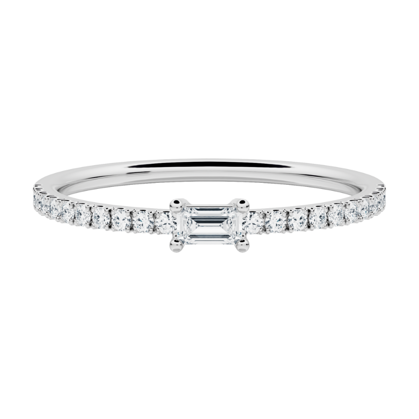 Grace Ring with Created Diamonds