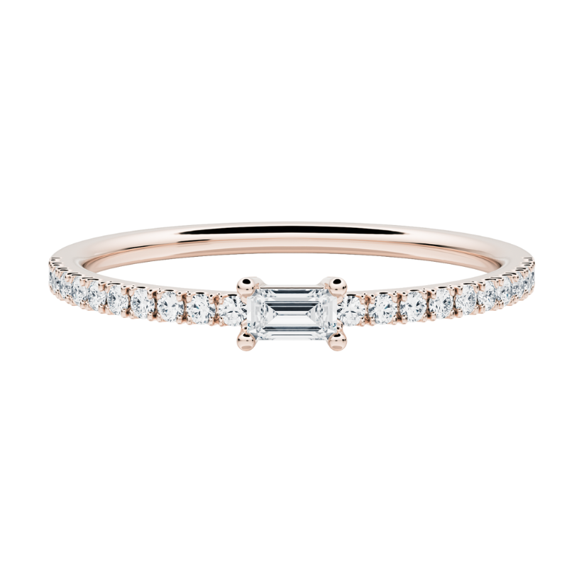 Grace Ring with Created Diamonds