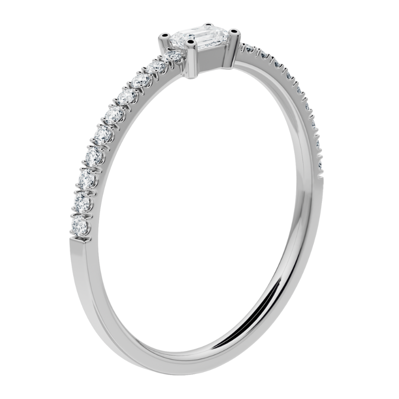 Grace Ring with Created Diamonds
