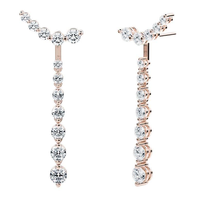 Naos Creoles with created diamonds