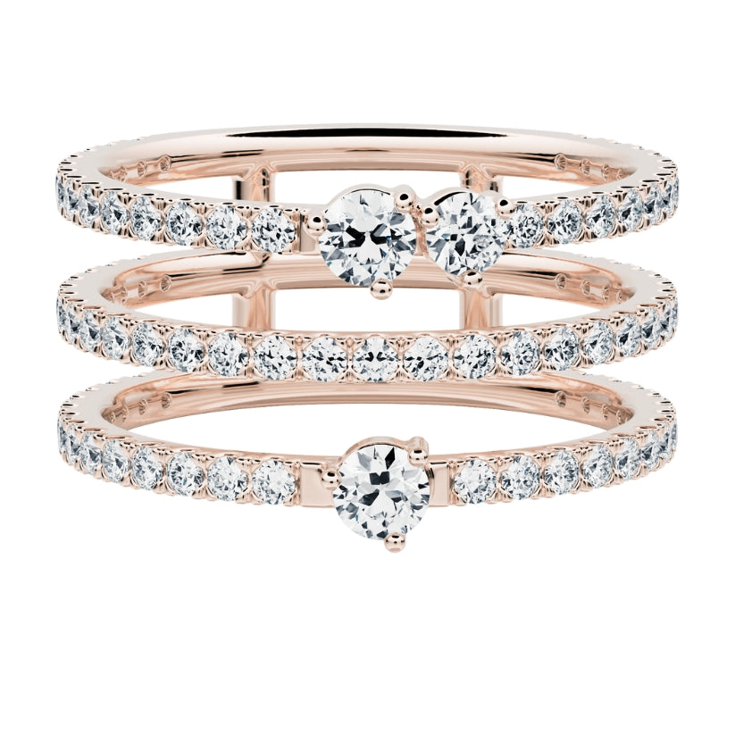 Anillo Indus con Diamantes creados