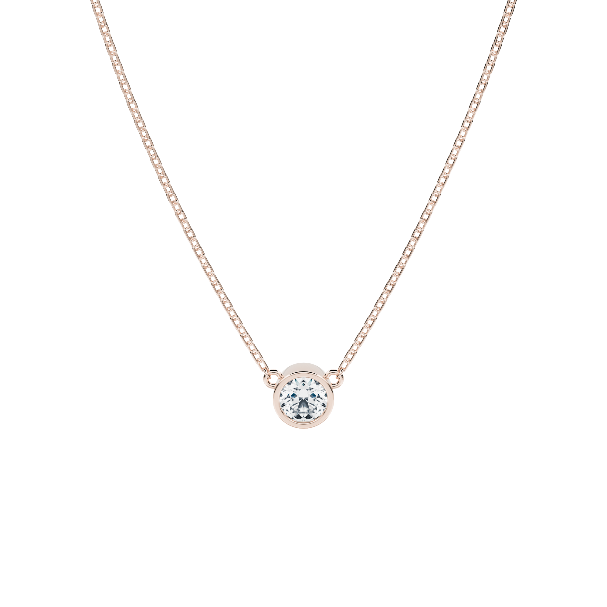 Koh pendant with lab diamond
