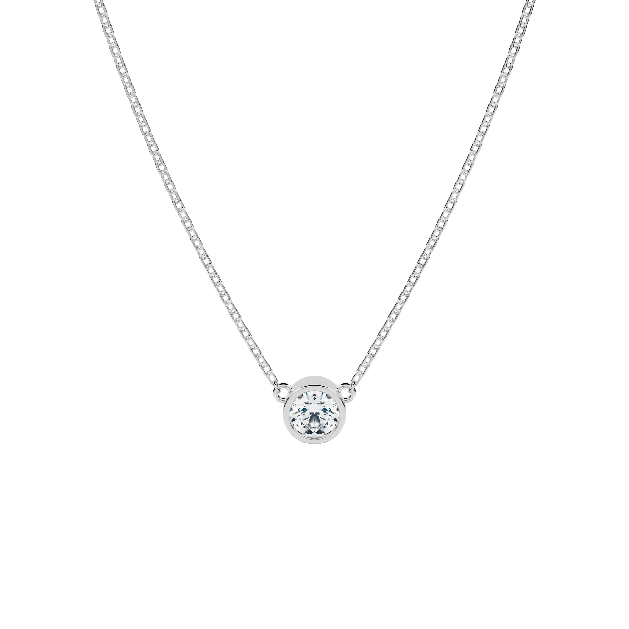 Koh pendant with lab diamond