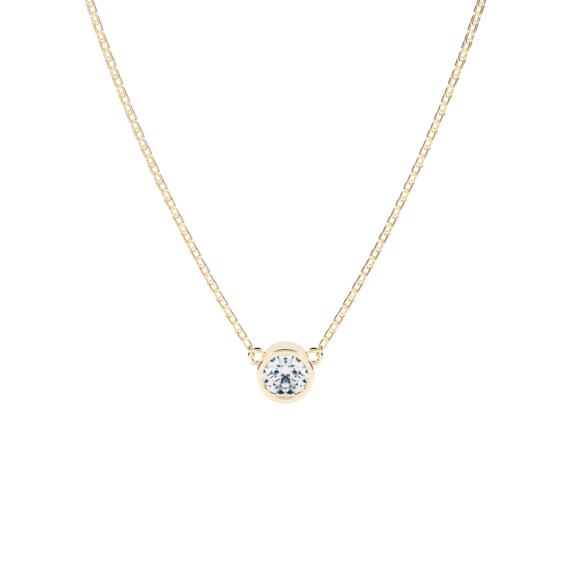 Koh pendant with lab diamond