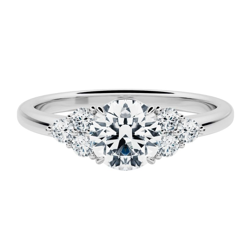 Diana Engagement Ring with Radiant Lab Center Diamond