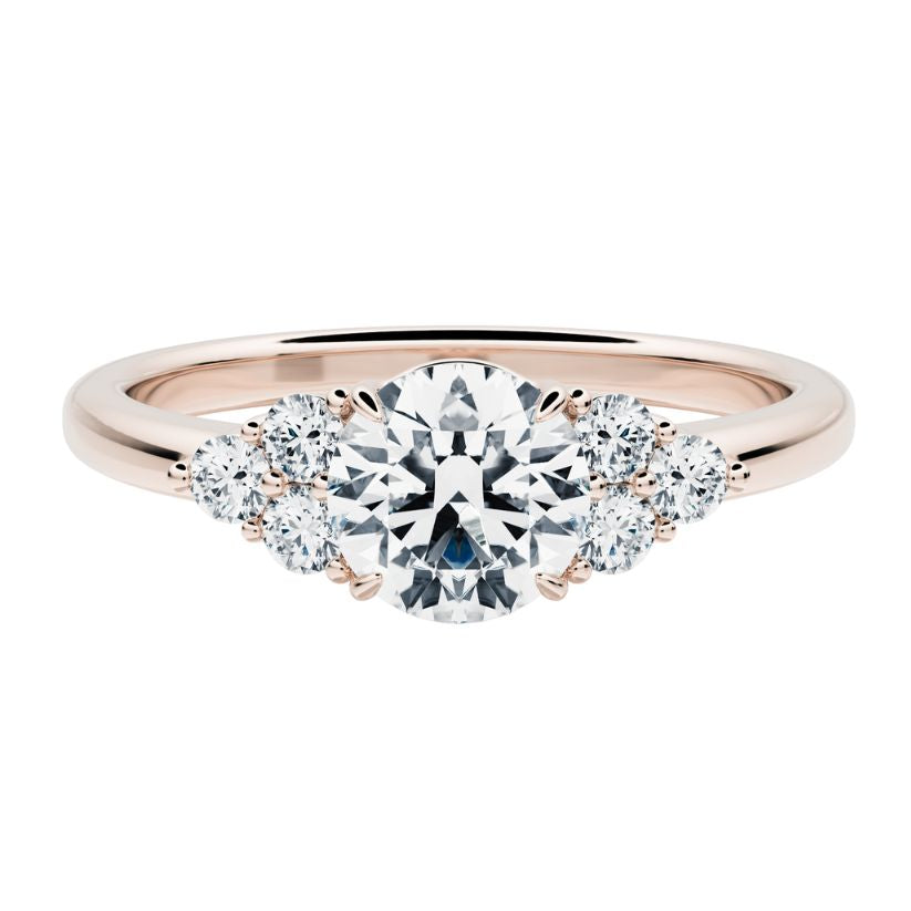 Diana Engagement Ring with Radiant Lab Center Diamond