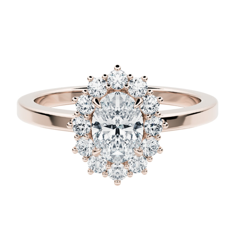 Anillo de compromiso Kate de Diamantes creados