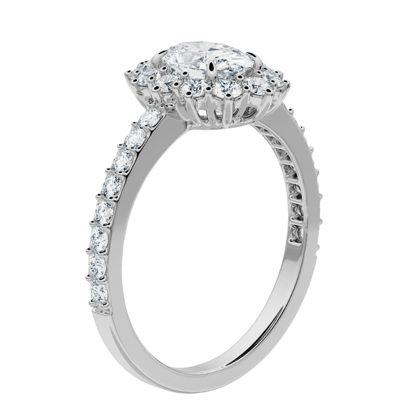 Anillo de compromiso Acompañado Kate de Diamantes creados