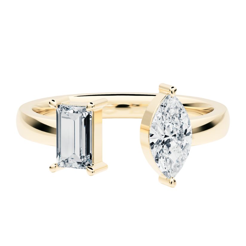 Lerala ring with lab diamonds