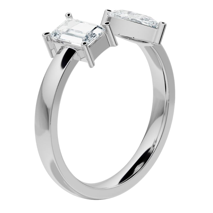 Lerala ring with lab diamonds