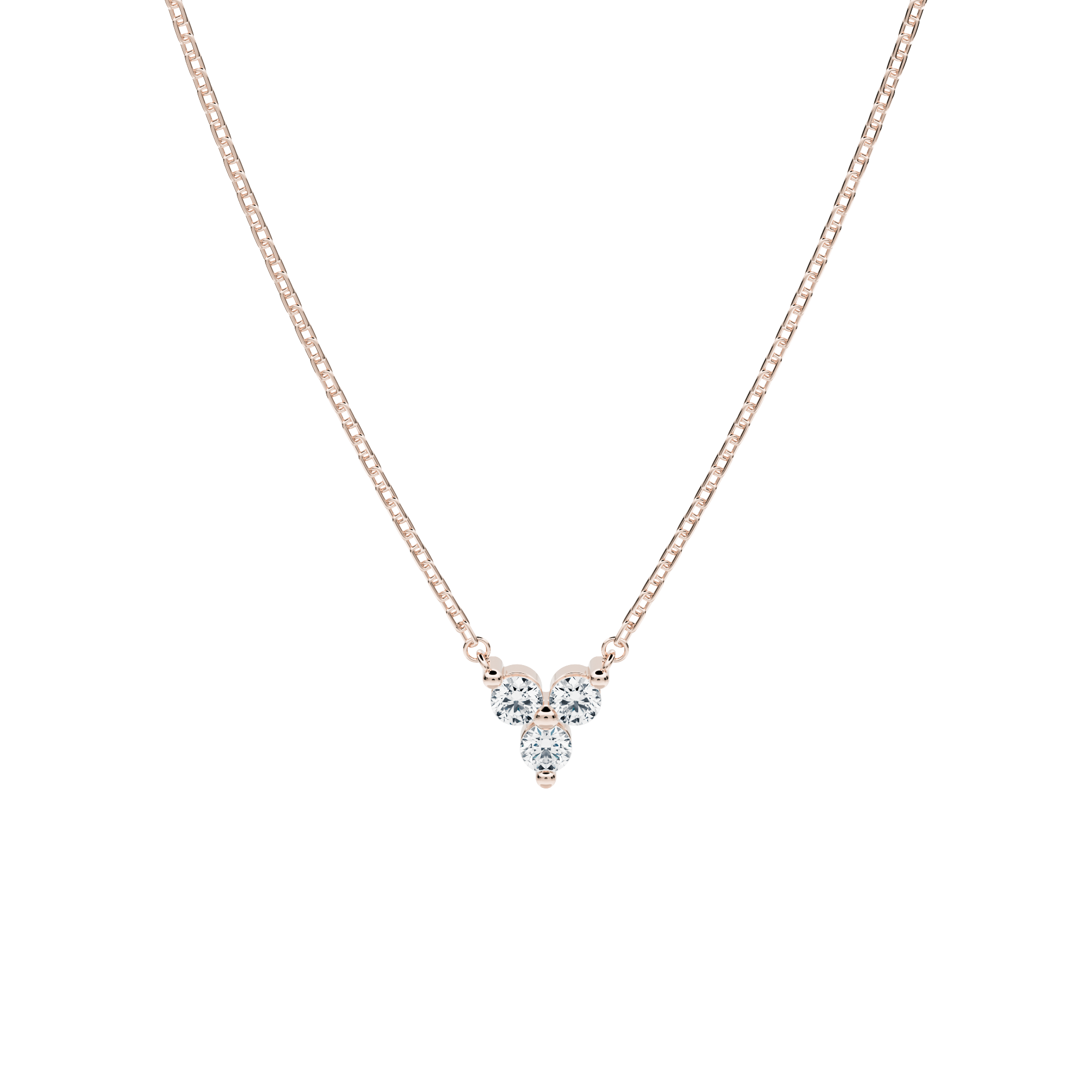 Lerala pendant with lab diamonds