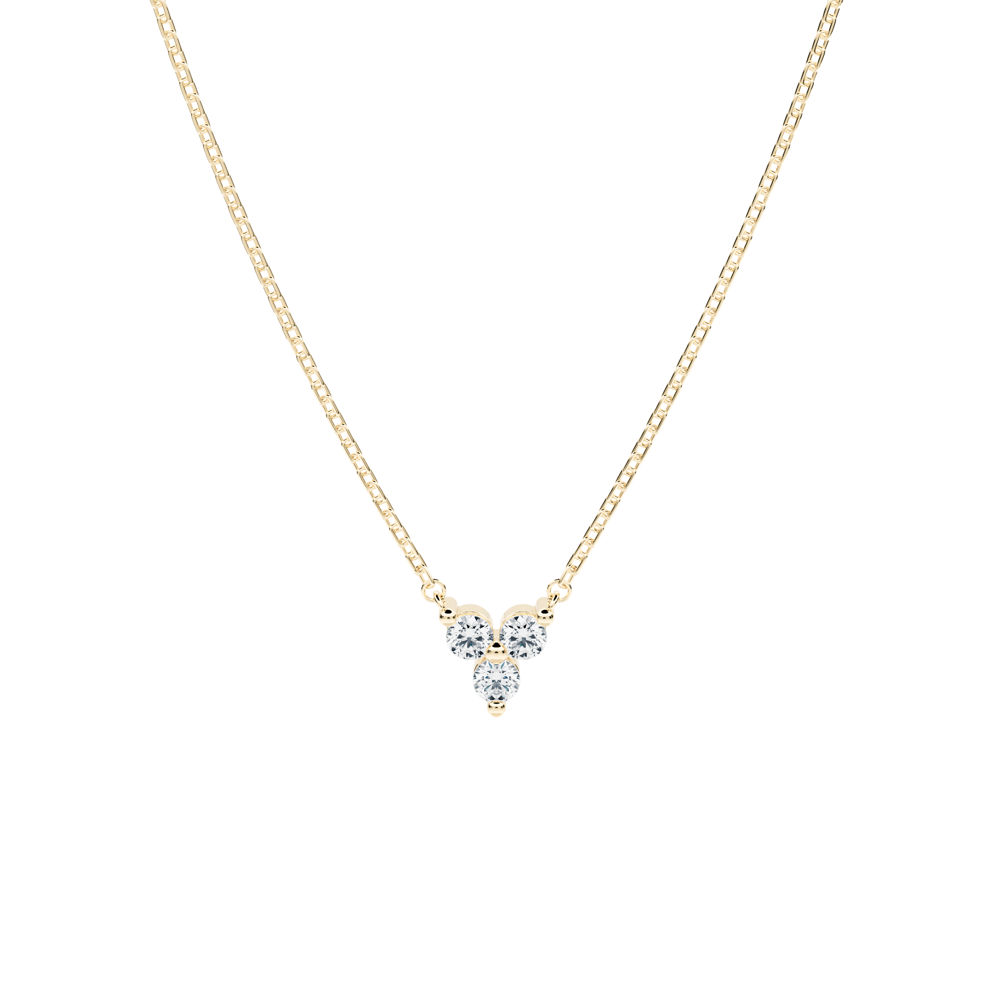 Lerala pendant with lab diamonds
