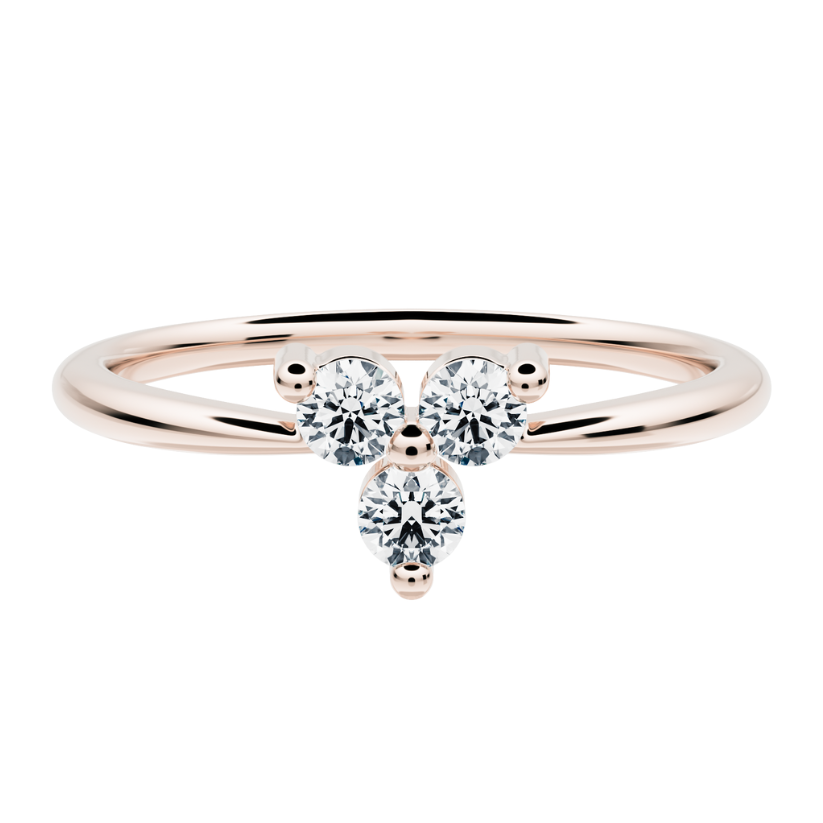 Lerala ring with lab diamonds