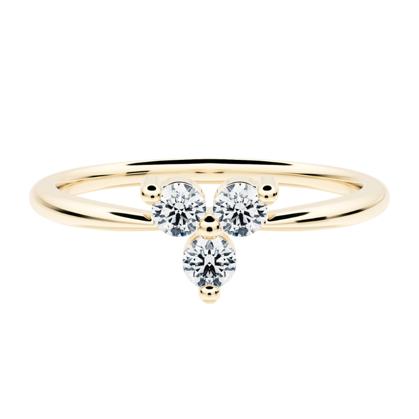 Lerala ring with lab diamonds