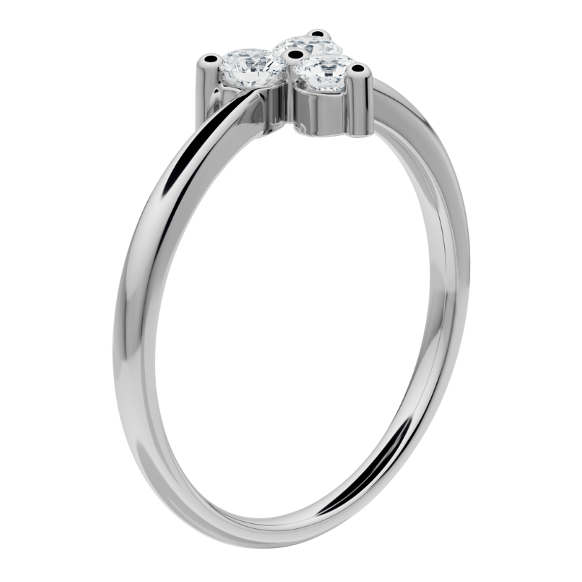 Lerala ring with lab diamonds