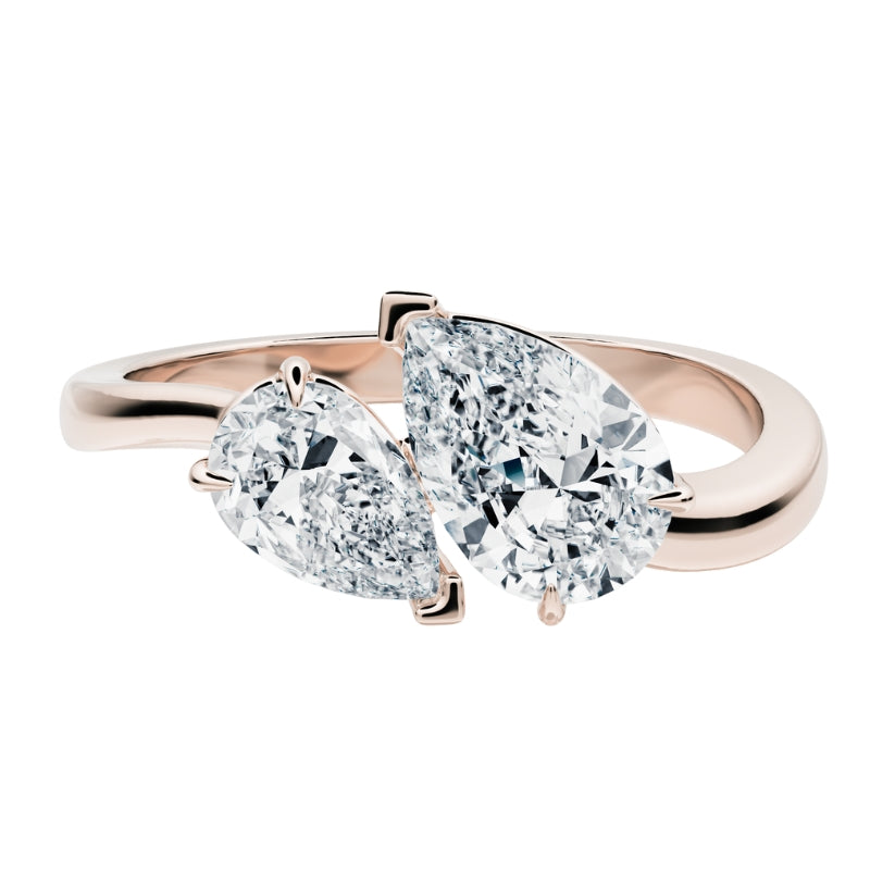 Lerala ring with lab diamonds