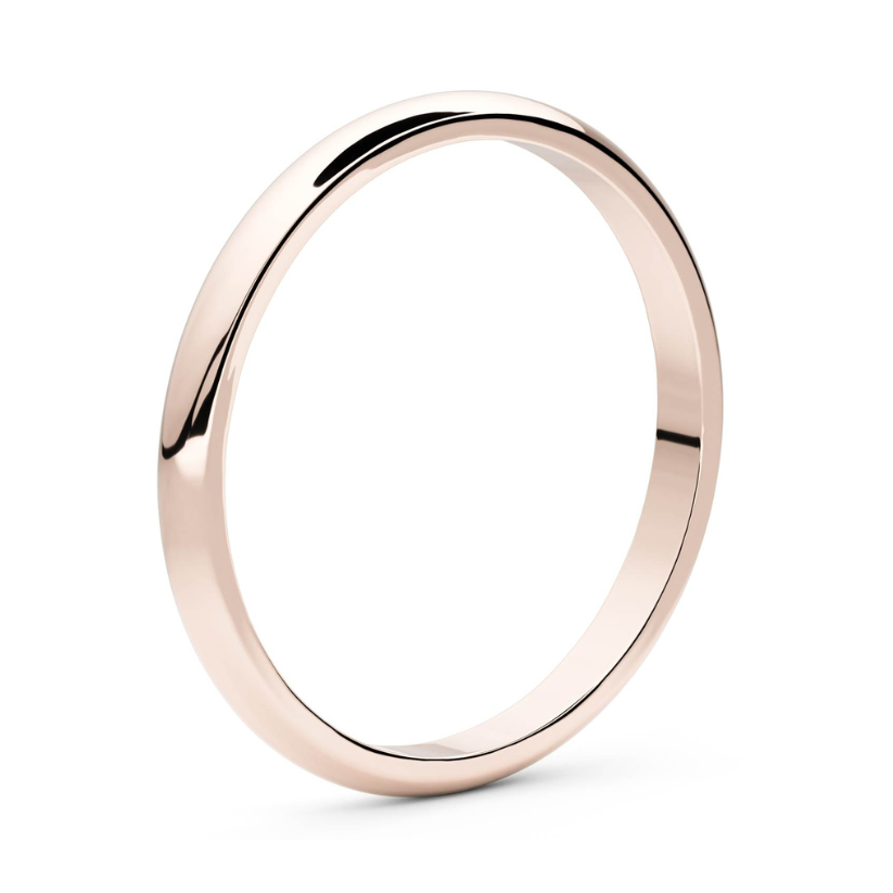 Lisa Niu 2mm 18 karat gold wedding ring