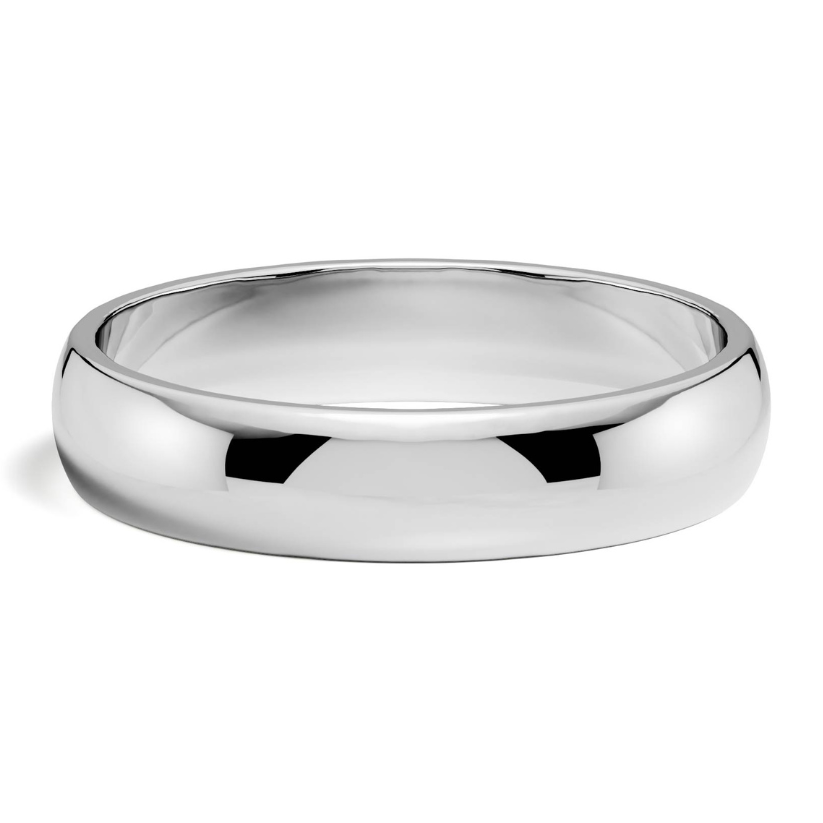 Lisa Niu 4mm 18 karat gold wedding ring