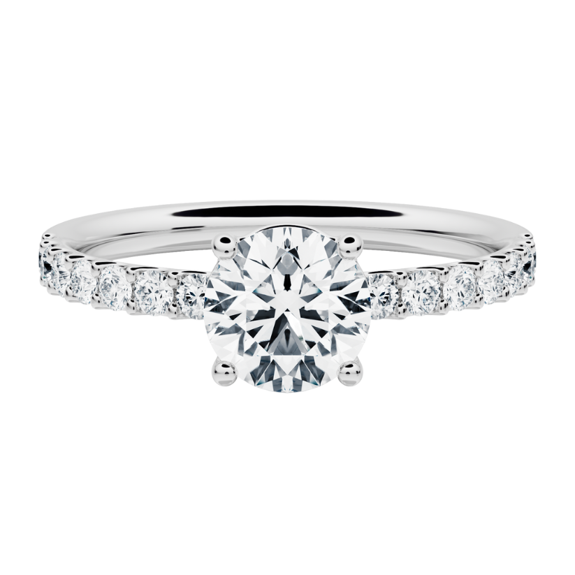 Norah Engagement Ring Accompanied with Lab Diamonds