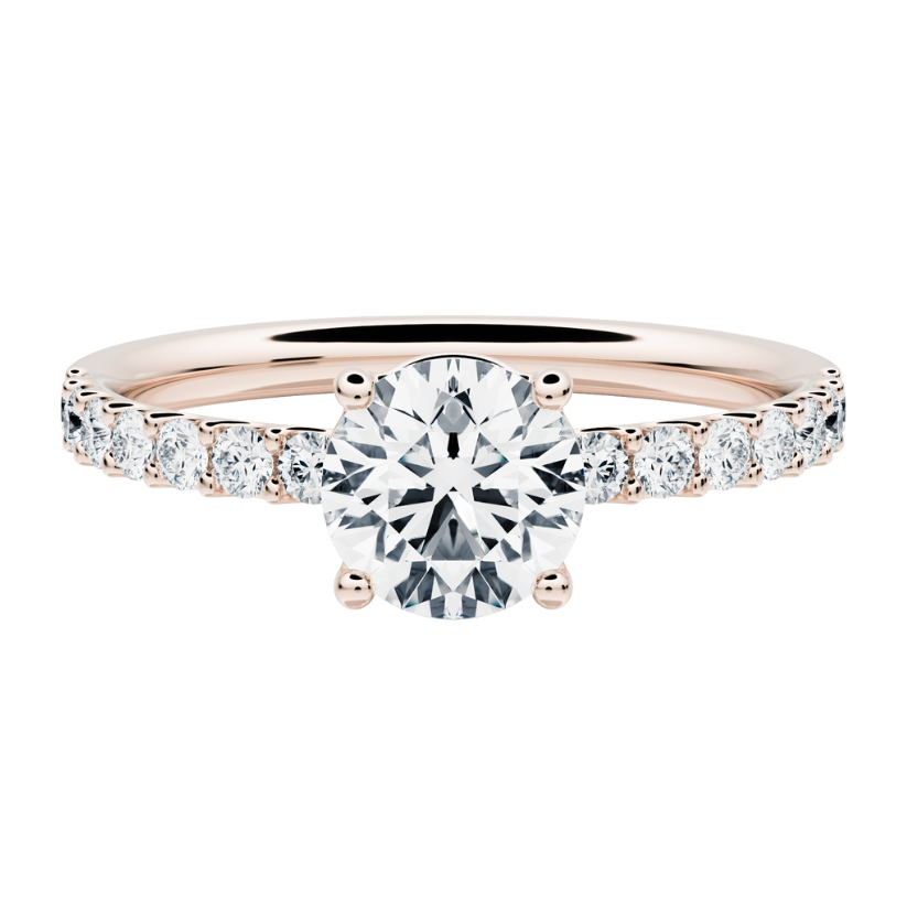 Norah Engagement Ring Accompanied with Lab Diamonds