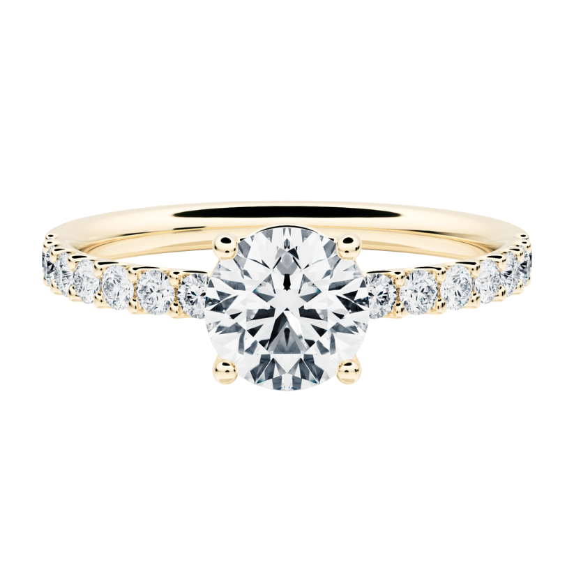 Norah Engagement Ring Accompanied with Lab Diamonds