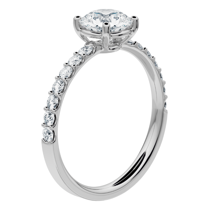 Norah Engagement Ring Accompanied with Lab Diamonds