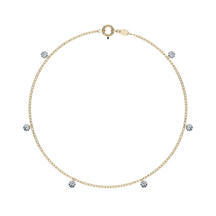 Pulsera Rock con Diamantes creados perforados