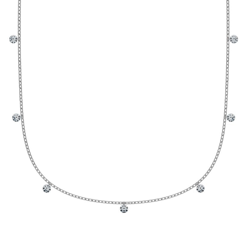 Choker Rock con Diamantes creados perforados
