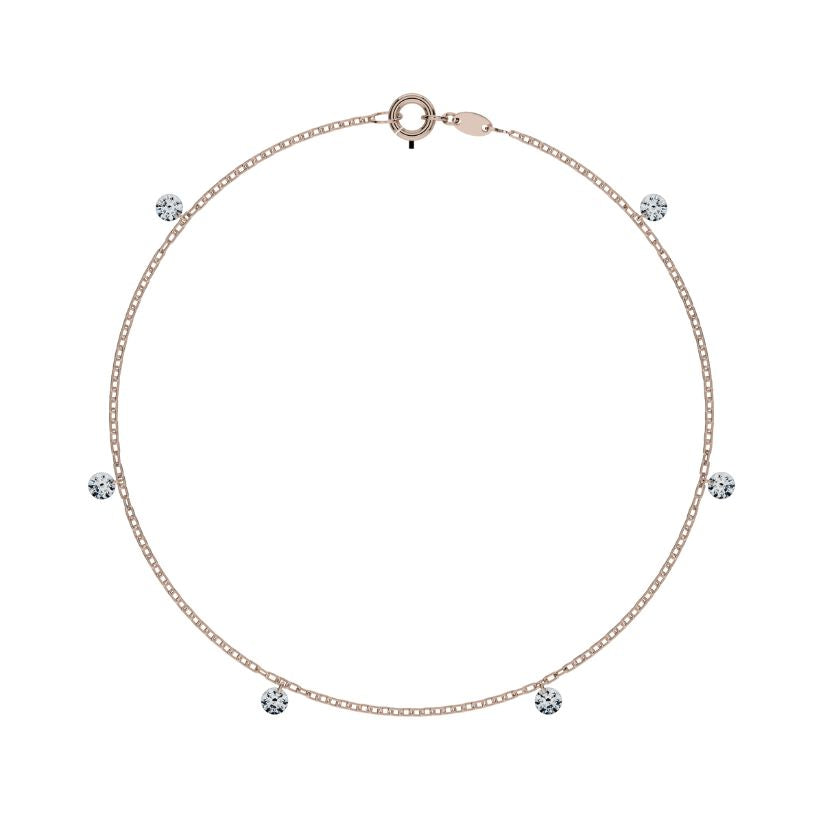 Pulsera Rock con Diamantes creados perforados