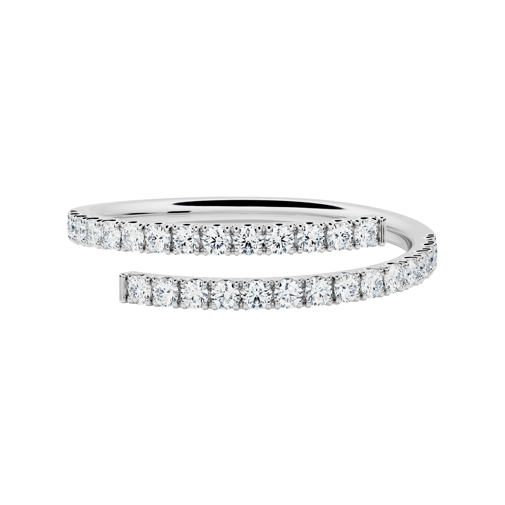 Sirocco ring with created diamonds