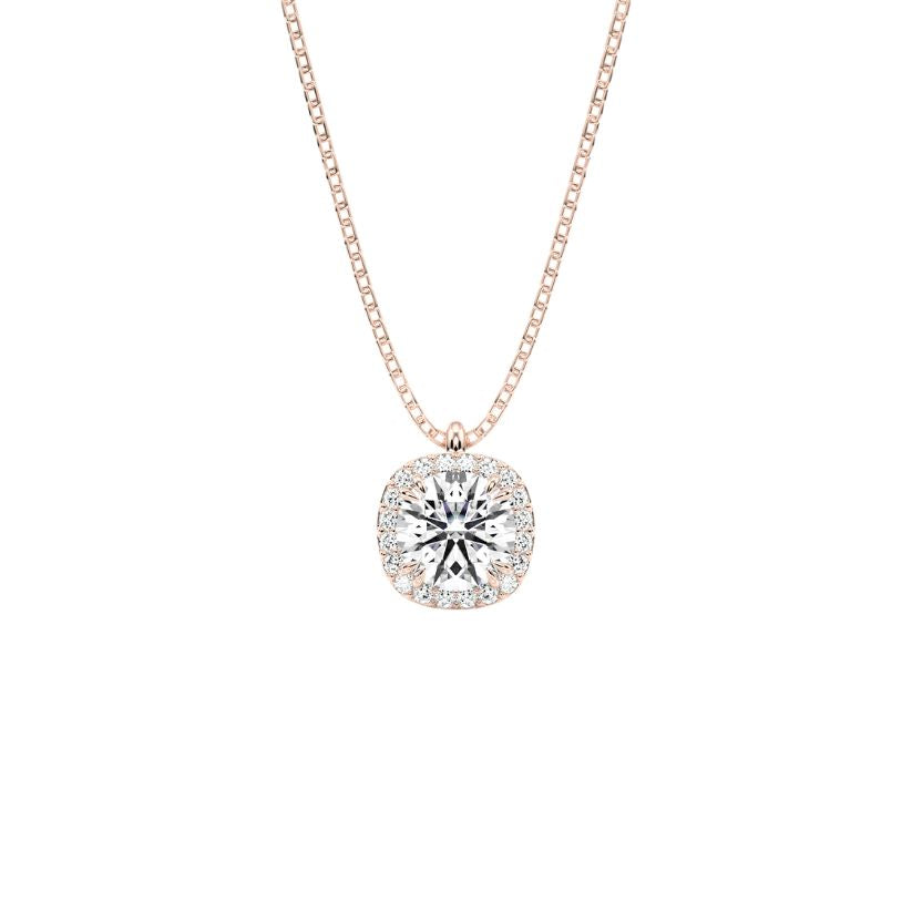 Colgante Thalia de diamantes creados con cadena