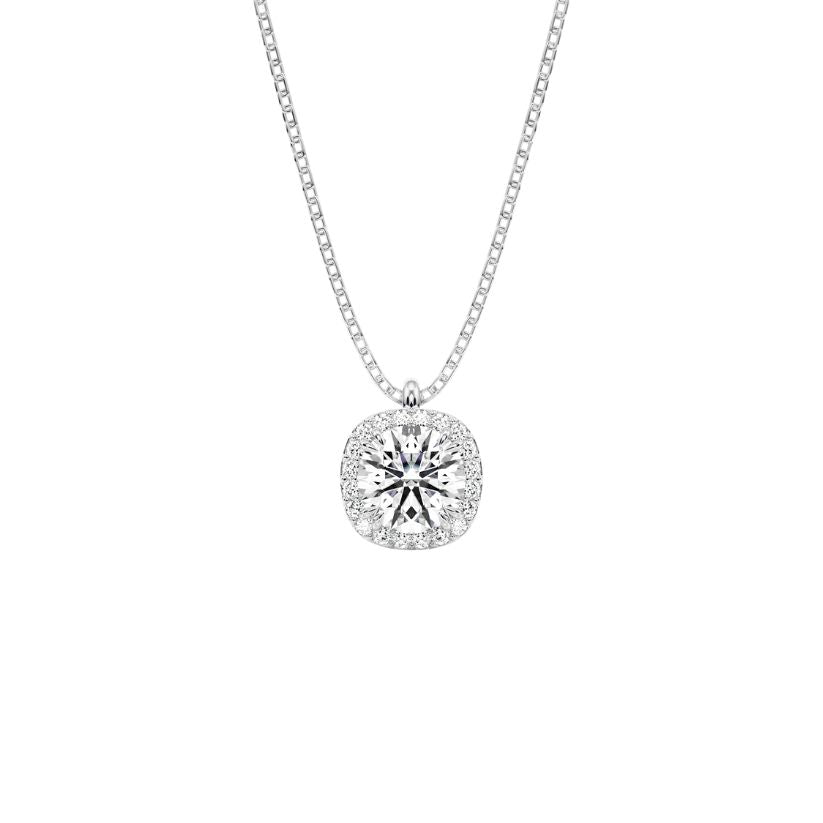 Colgante Thalia de diamantes creados con cadena