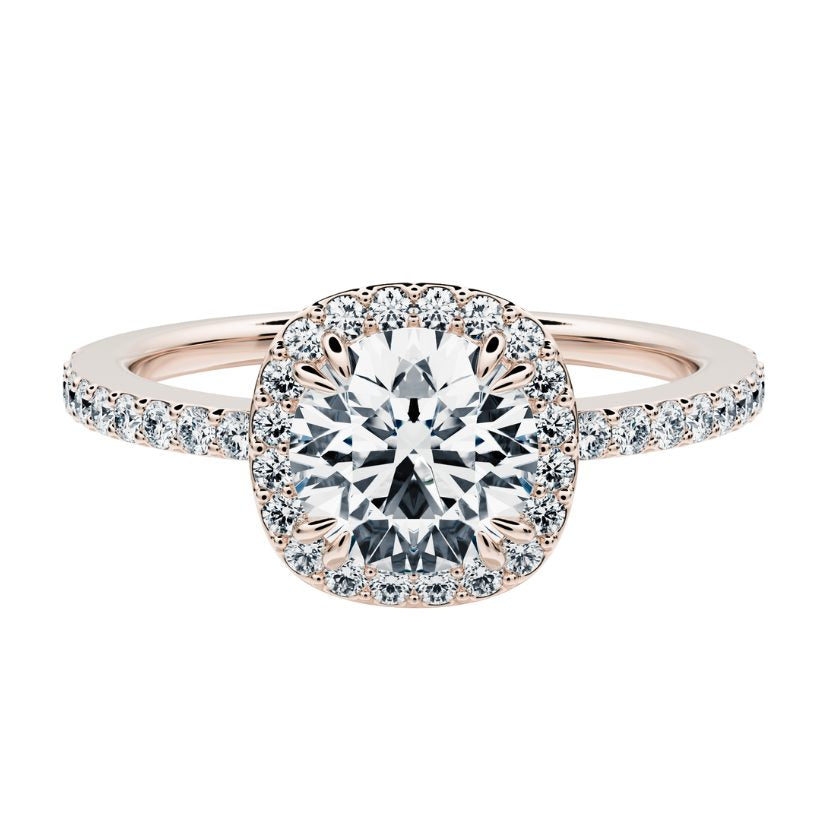Anillo Thalia con Diamantes creados