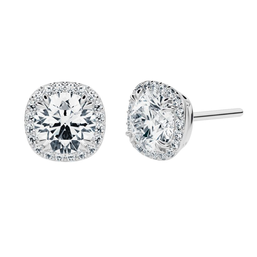 Pendientes Thalia con diamantes creados