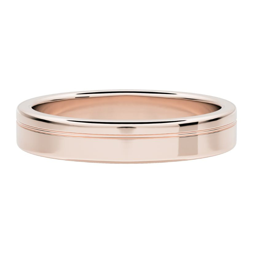 Moeraki Wedding Ring with Created Diamonds