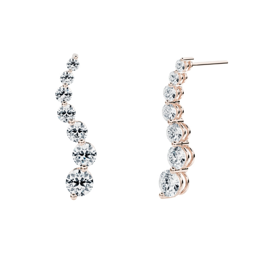 Pendientes Serpens con Diamantes creados