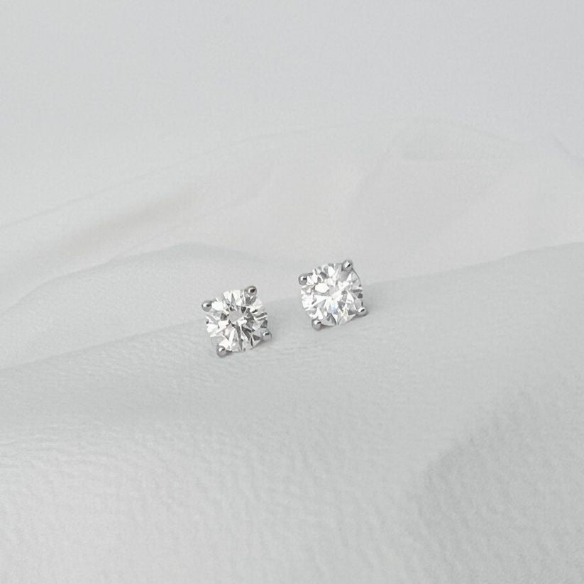 Sumin Studs with Lab Diamonds