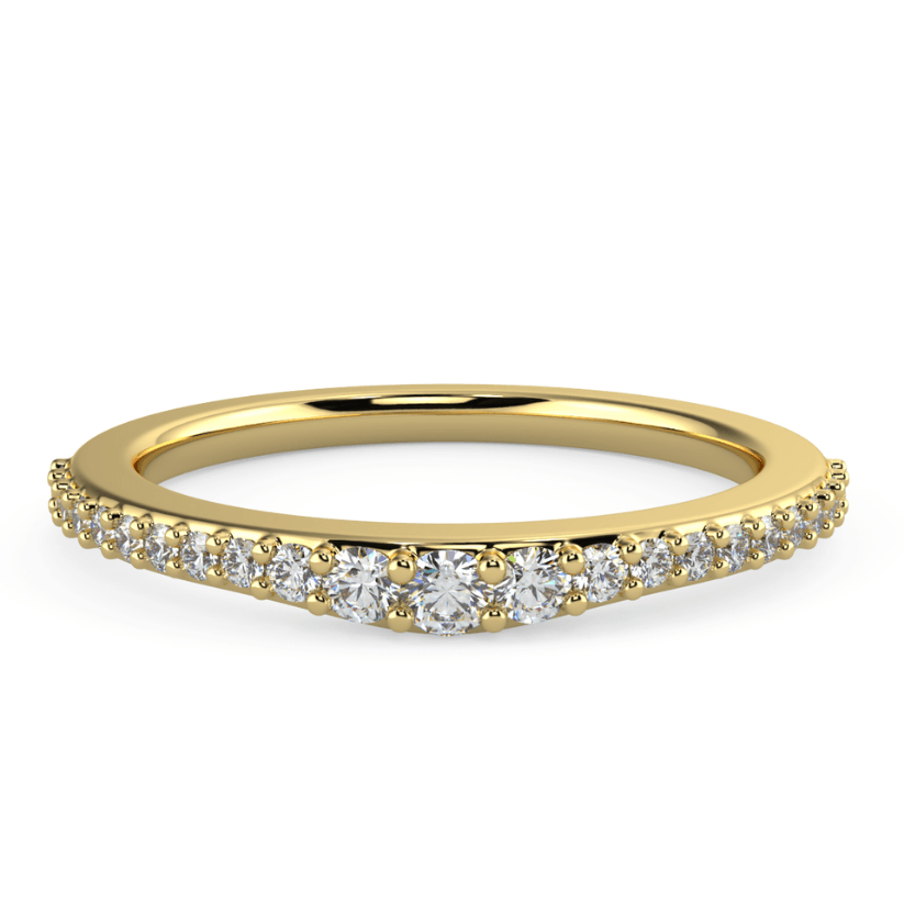 Anillo Fine con Diamantes creados