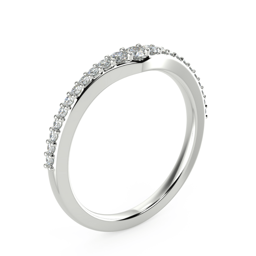 Anillo Fine con Diamantes creados