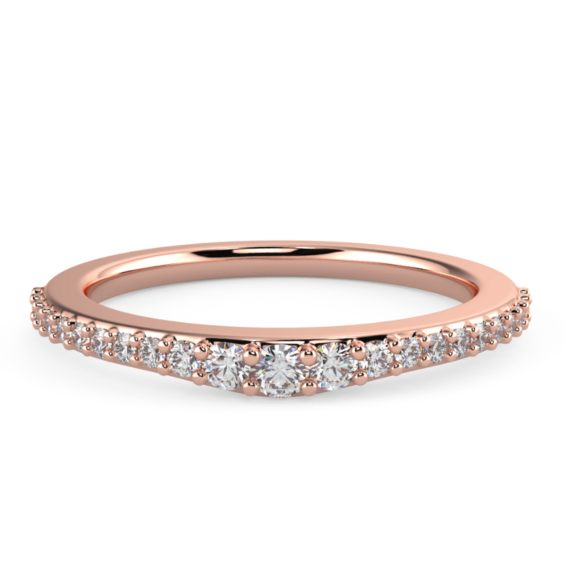 Anillo Fine con Diamantes creados