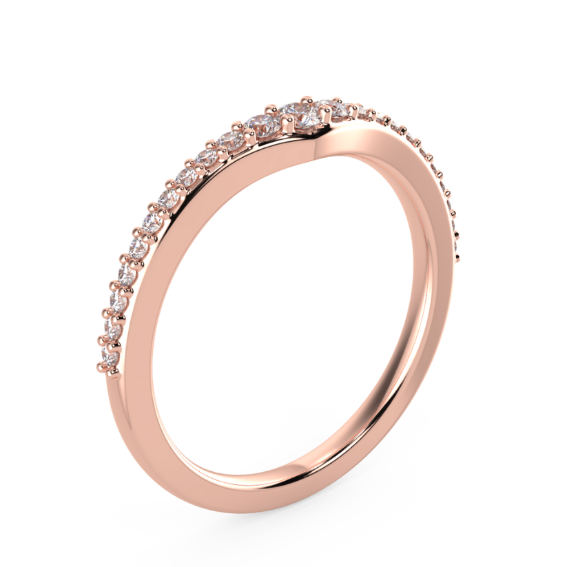 Anillo Fine con Diamantes creados